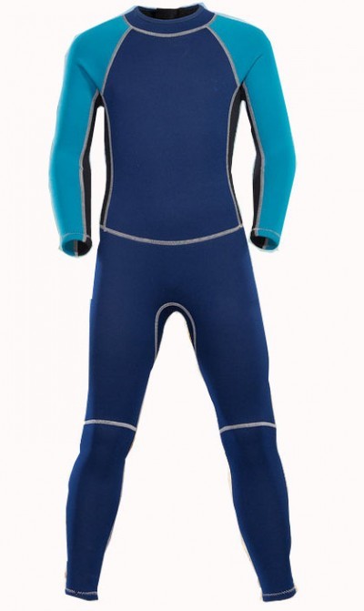 ADS002 custom-made children's wetsuit style making conjoined wetsuit style 2MM surf suit custom sunscreen wetsuit style wetsuit manufacturer back view